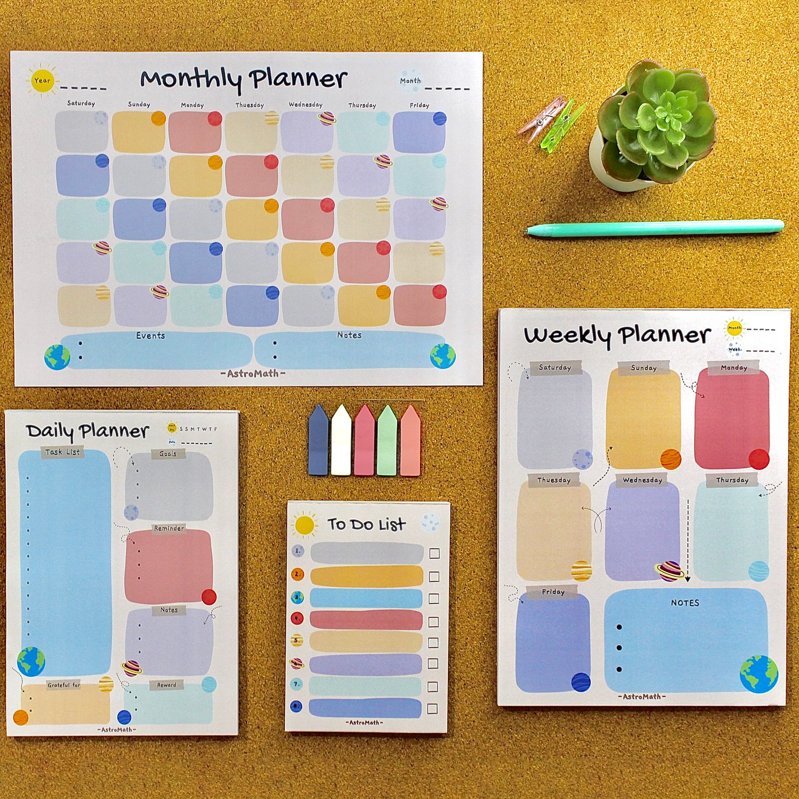 Planets Planner Set